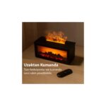 Senson Ezere A4 Şömine Esintili Aromaterapi Difüzörü Ultrasonik Hava NEMLENDICI-(1903) - Görsel 4