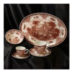 Zuccara Maison Bawarıa 6 Kişilik 40 Parça Vintage Manzara Desenli Yemek Takımı