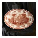 Zuccara Maison Bawarıa 6 Kişilik 40 Parça Vintage Manzara Desenli Yemek Takımı - Görsel 5