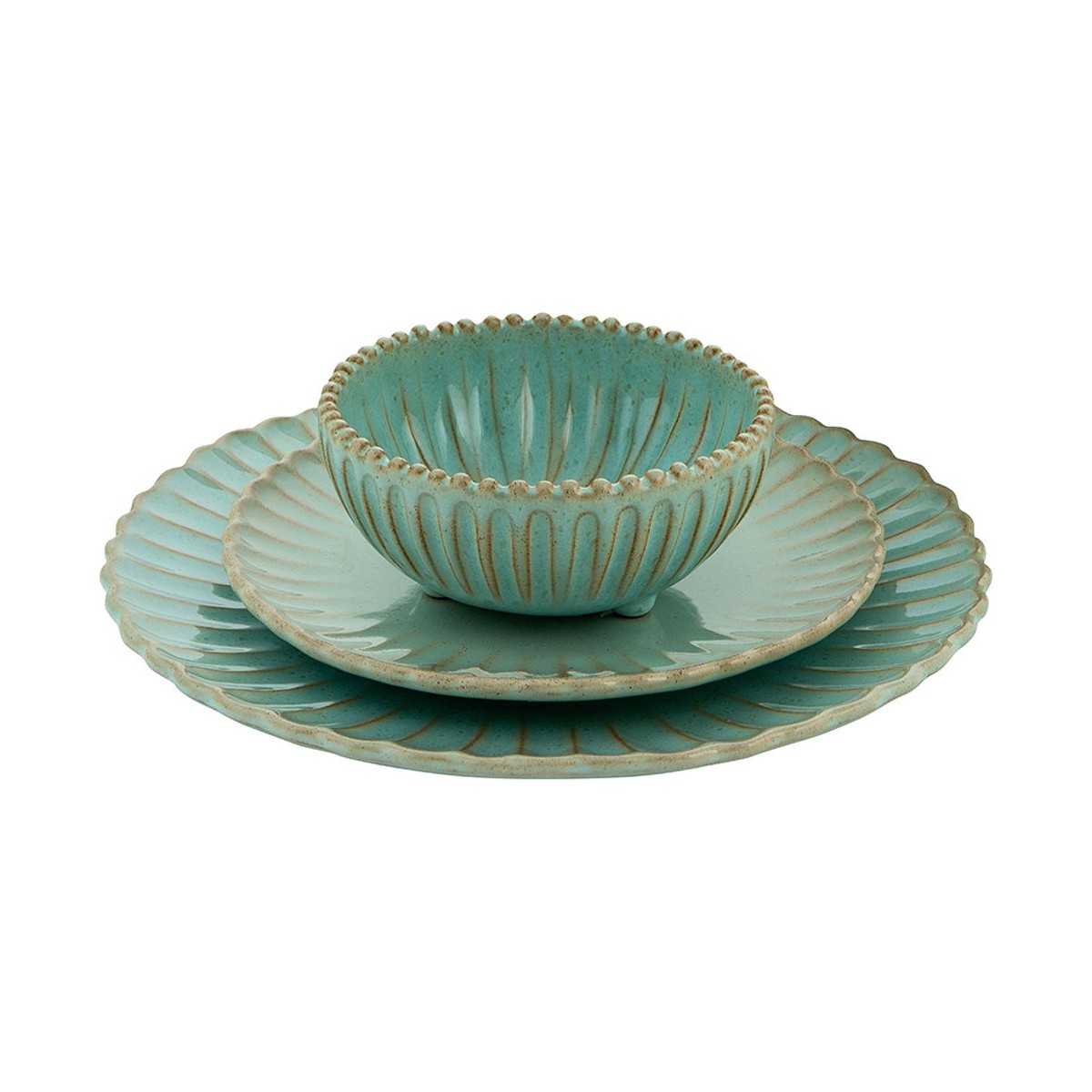 110001243012675.jpg La Ceramica Vbc 96 Parça Stoneware Yemek Takımı - Görsel 1