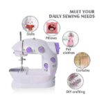 AyrStore Mini Ev Dikiş Makinesi Pedallı Sewing Machine - Görsel 2
