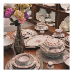 Zuccara Maison Çiçek Desenli Porselen Yemek Takımı 28 Parça 6 Kişilik - Görsel 4