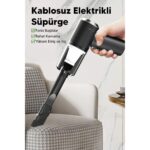 Enseb Taşınabilir Kablosuz Elektrikli El Süpürgesi- Ev, Ofis, Araba ,klavye Temizliği Için Ideal - Görsel 2