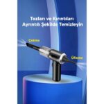 Enseb Taşınabilir Kablosuz Elektrikli El Süpürgesi- Ev, Ofis, Araba ,klavye Temizliği Için Ideal - Görsel 3