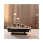 Titanic Aromaterapi Hava Nemlendirici Gemi Buhar Makinesi LED Işıklı Aromaterapi Difüzörü