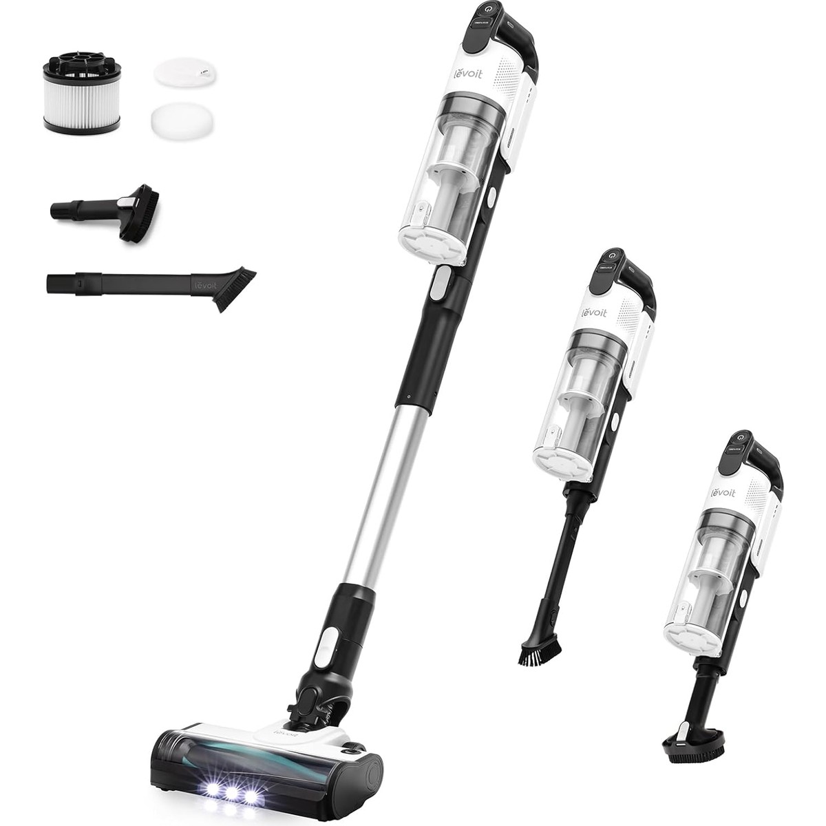 110001243754017.jpg LVAC-200, Elektrikli Süpürge, Beyaz - Görsel 1