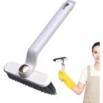 Çok Işlevli 360 Derece Dönebilen, Dar Alan Temizleme Fırçası, Sert Kıl, Ev Mutfak Tezgah Ocak Üstü Musluk Için Küçük Köşe Temizleme (Beyaz)