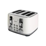 Gem Concept 4 Dilim Ekmek Kızartma Makinesi – 1800 W, Çift Kontrol Paneli | Vanilya Krem