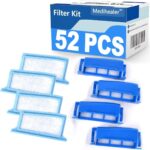 Dreamstation 1 ile Uyumlu 52 Parça Cpap Filtre Kiti, 22 Polen Filtresi, 22 Ultra Filtre ve 4 Monte Filtre Içerir, Tarafından Yeniden Kullanılabilir Filtre Kiti Malzemeleri
