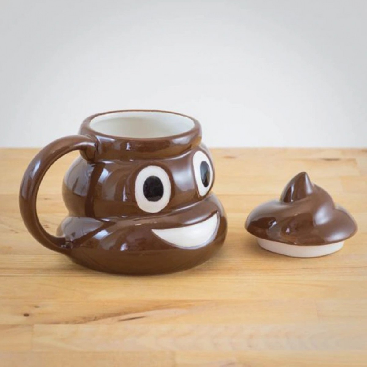 110001243922101.jpg İlk El Grup Poo Kaka Emoji Kupa Bardak - Görsel 1