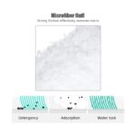 Sc2 Sc3 Sc4 Sc5 Buharlı Temizlik Makinesi Uyumlu Yedek Mop Seti (3 Adet El Aparatı + 3 Adet Zemin Aparatı Yedek Mop Bezi) - Görsel 3