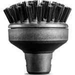 Büyük Yuvarlak Fırça Buharlı Temizleyici, Siyah