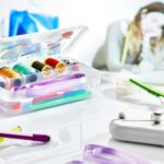 Tilmiz Çift Taraflı Bölmeli Hobi Dikiş Kutusu Ardunio Malzeme Kutusu (4172)