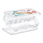 Tilmiz Çift Taraflı Bölmeli Hobi Dikiş Kutusu Ardunio Malzeme Kutusu (4172) - Görsel 4