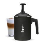 Tutto Crema Süt Köpürtücü 3 Fincan, Çift Süzgeçli, Sağlam Süt Köpüğü Için, 0,5 L, Siyah