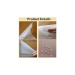 10 m×45 cm Eva Pıtırcık Raf ve Çekmece Örtüsü – Kesilebilir Şeffaf Silikon & Eva Kaymaz Mat, Mutfak Dolabı, Buzdolabı ve Çekmeceler Için, Yıkanabilir Silinebilir - Görsel 3