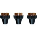 Buharlı Temizleme Için Yuvarlak Pirinç Fırça Aksesuarı Seti 3&apos;lü, Konsantratör Aksesuarıyla Kullanım Için