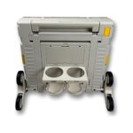 Portakap Ultra Geniş, 8 Tekerlekli, 85 Lt Beyaz Katlanır Alışveriş Arabası - Merdiven Çıkan, USB Port Girişli ve Bardak Tutuculu - Görsel 2