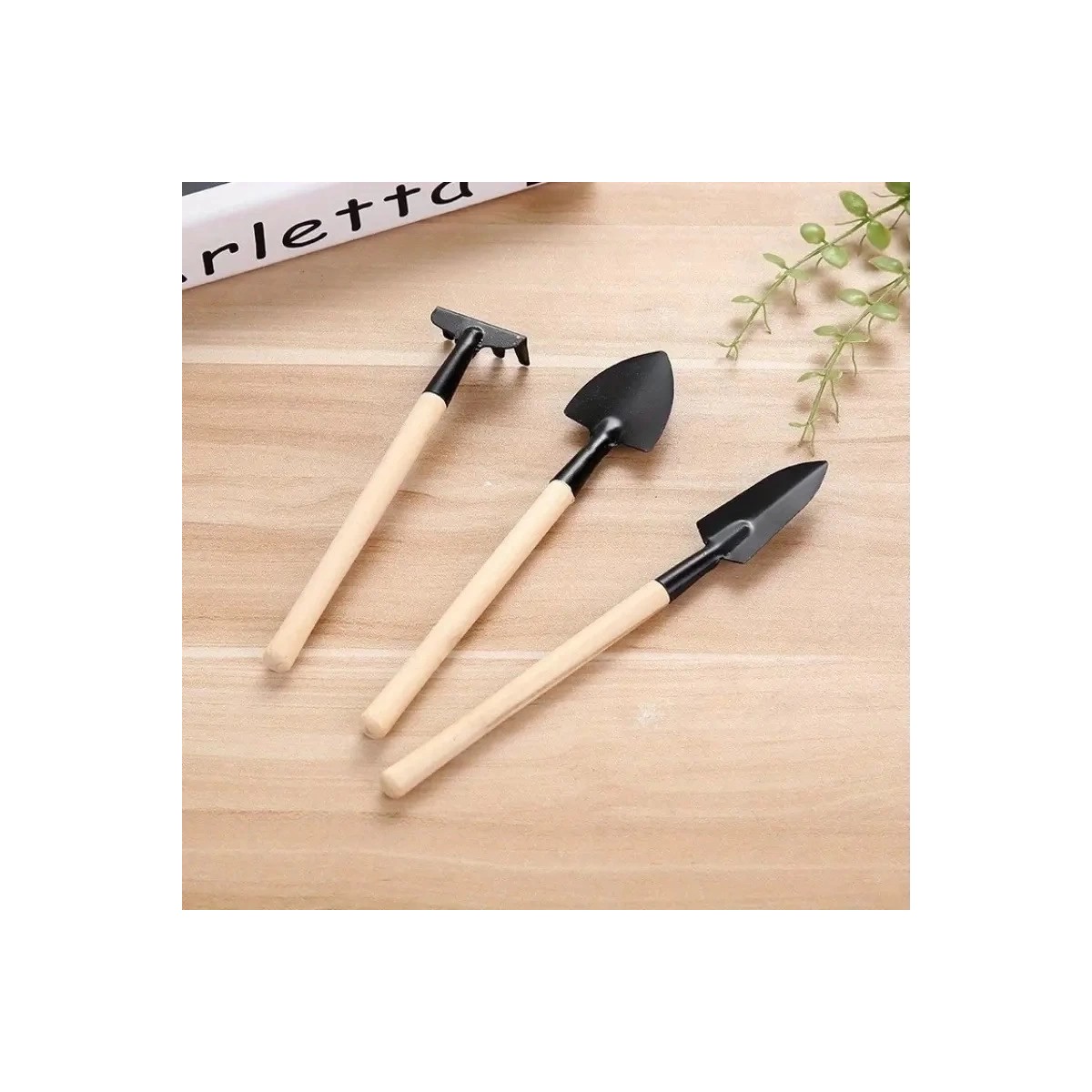 110001245566796.jpg AyrStore Mini Kazma Kürek Tırmık Seti - Portatif - Görsel 1