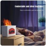 AyrStore Şömine Hava Nemlendirici Aromatik Oda Kokusu 270 ml Difüzörü Buhar Makinası - Görsel 5