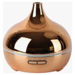 AyrStore Hava Nemlendirici Parlak Gold Aromatik Oda Kokusu 550 ml Kahve Aroma Difüzörü Buhar Nemlendırıcı