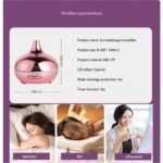 AyrStore Hava Nemlendirici Parlak Gold Aromatik Oda Kokusu 550 ml Kahve Aroma Difüzörü Buhar Nemlendırıcı - Görsel 5