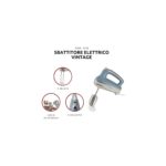 AyrStore Vintage El Mikseri Mavi 1548/05-450 Watt, 5 Hız, Çırpma ve Yoğurma Başlıkları, Turbo - Görsel 2