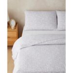 English Home Blossira Kolay Ütülenir Çift Kişilik Nevresim Takımı 200X220 cm Lila - Görsel 2