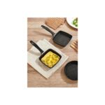 AyrStore Mini Granit Sos Tavası, Uzak Doğu Omlet ve Sos Hazırlama Tavası, Yapışmaz ve Dayanıklı - Görsel 3