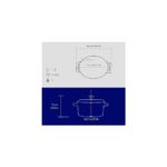 AyrStore Metal Oval Mini Tencere, Mavi - Görsel 5