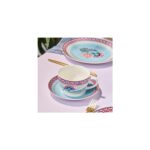 AyrStore Spello Blue 26 Parça Kahvaltı Seti Rnd - Görsel 4