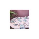 AyrStore Spello Blue 26 Parça Kahvaltı Seti Rnd - Görsel 5
