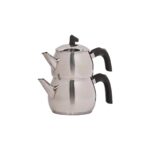 AyrStore Belinay Orta Boy Çaydanlık Takımı Siyah - Görsel 3