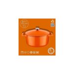 AyrStore Metal Döküm Yuvarlak Tencere, 22 cm - Görsel 4