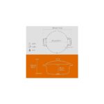 AyrStore Metal Döküm Yuvarlak Tencere, 22 cm - Görsel 5