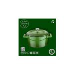 AyrStore Metal Döküm Mini Tencere, 10 Cm, 0.35 L Hacim, Yeşil - Görsel 4