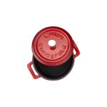 AyrStore Metal Döküm Mini Tencere, 10 Cm, 0.35 L Hacim, Kırmızı - Görsel 3