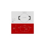 AyrStore Metal Döküm Mini Tencere, 10 Cm, 0.35 L Hacim, Kırmızı - Görsel 5