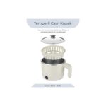 AyrStore SCO-5063 Çok Fonksiyonlu Buharlı Pişirici – 1 Litre Kapasite, Paslanmaz Gizli Rezistans - Görsel 5