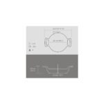 AyrStore Döküm Yuvarlak Sahan Döküm Demir Yekpare Çift Kulplu ÇAP(Ø)24CM. - Görsel 5