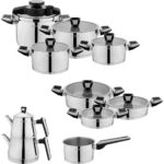 Schafer Premium Çelik Çeyiz Seti 18 Parça-Inox - Görsel 3