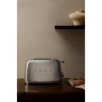 Smeg 50'S Style Retro Paslanmaz Çelik 1x2 Ekmek Kızartma Makinesi TSF01SSEU - Görsel 2