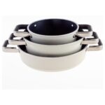 Jumbo Almond Cream 7 Parça Granit Tencere Seti - Görsel 2