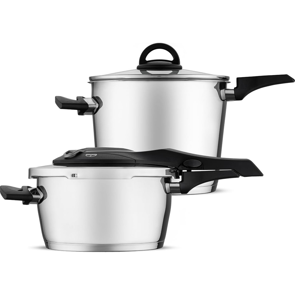 110001247159169.jpg Jumbo Procook Düdüklü Tencere Seti 4 ve 6 Lt, Çelik - Görsel 1