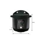 Instant Pot, Duo Plus Sessiz Çok Amaçlı Pişirici, Düdüklü Tencere, Sterilizatör, Yoğurt Hazırlayıcı, Sous Vide Cihazı, DPPC604, 5.7 Litre, Siyah - Görsel 2