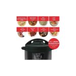 Instant Pot, Duo Plus Sessiz Çok Amaçlı Pişirici, Düdüklü Tencere, Sterilizatör, Yoğurt Hazırlayıcı, Sous Vide Cihazı, DPPC604, 5.7 Litre, Siyah - Görsel 4
