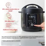 Instant Pot, Duo Plus Sessiz Çok Amaçlı Pişirici, Düdüklü Tencere, Sterilizatör, Yoğurt Hazırlayıcı, Sous Vide Cihazı, DPPC604, 5.7 Litre, Siyah - Görsel 5