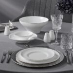 Jumbo Laurel Platin 55 Parça 12 Kişilik Yemek Takımı - Görsel 2