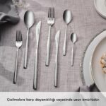 Karaca New Liza 84 Parça 12 Kişilik Çatal Kaşık Bıçak Takımı - Görsel 3