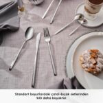 Karaca New Liza 84 Parça 12 Kişilik Çatal Kaşık Bıçak Takımı - Görsel 4